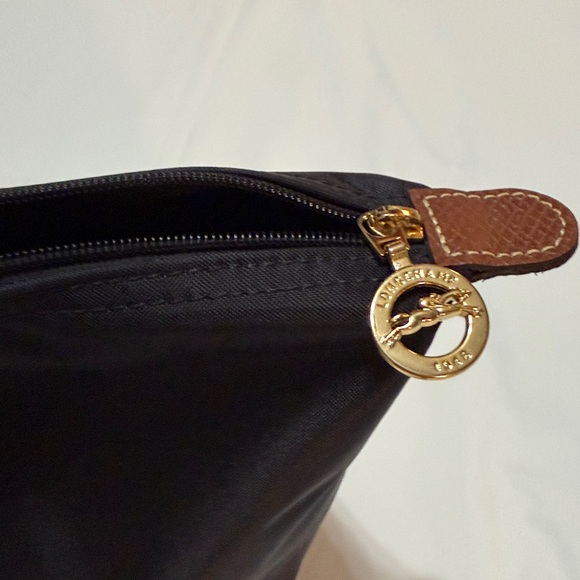 Longchamp Le Pliage Tote Bag Black and Brown - Picture 7 of 16